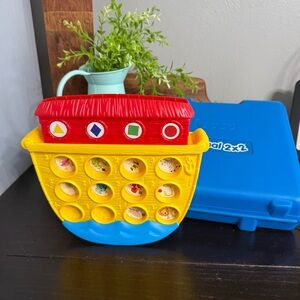 Fisher Price Animals 2x2 Preschool Noah’s Ark Game Matching Learning Play